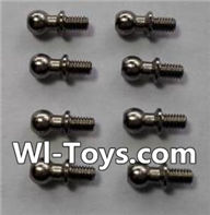 Wltoys 24438 Parts-inner hexagon Ball-head Screws A(8pcs)-24438-0190,1/24 Wltoys 24438 RC Car Spare Parts Replacement Accessories